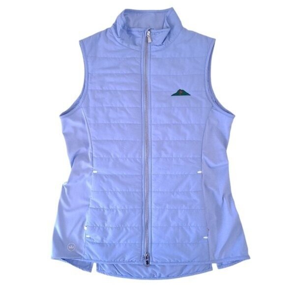 Peter Millar Womens Lizzie Wade Hampton Blue Golf Vest S - Picture 1 of 10